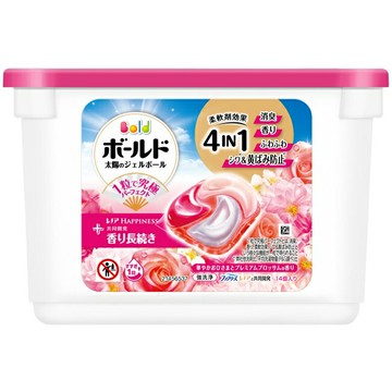 BOLD日本四合一洗衣膠囊14顆盒裝(淡雅花香)