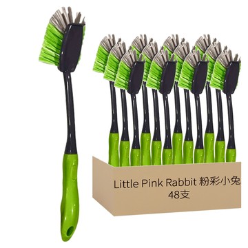 粉彩小兔 B95清潔刷套裝 長約30x7cm 聚丙烯材質 刷洗物品  混色  48支