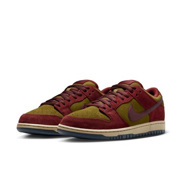 NIKE SB DUNK LOW 男休閒鞋 暗紅橄欖綠-HQ1625600