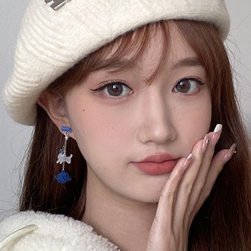 《小島》貓星球-滴釉耳針穿式耳釘925純銀針式耳環-1對入