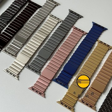 金屬磁吸錶帶 適用 Apple Watch 11 10 9 8 SE 7 6 5 4 3 蘋果錶帶 42mm 46mm