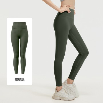 ola yoga 無尷尬線 裸感 彈力 健身褲 女 高腰 提臀褲 運動褲 收腹 緊身褲 蜜桃臀 瑜伽褲 長褲 女 瑜伽服