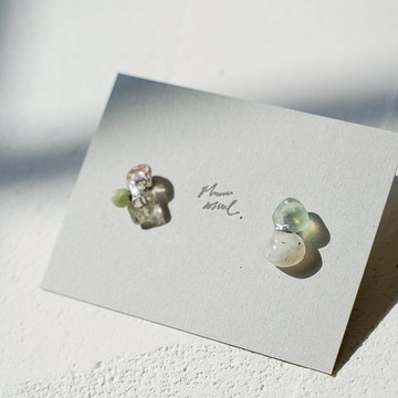 金繼 耳環 ピアス / イヤリング | 銀的海 no.380