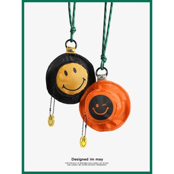 潮牌便攜式收納包硬幣鑰匙包多功能mini零錢包男款耳機包小包掛件