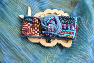 Galway •• 雙面刷毛頭帶 (藍色)