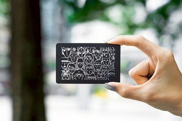 【Q版設計款】人山人海款名片(贈鑰匙圈)