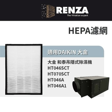 適用 DAIKIN 大金 HT046SCT HT070SCT HT046A HT046A1 吊隱式除濕機 HEPA濾網