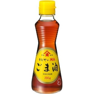 *貪吃熊* 日本 角屋 Kadoya 純正 芝麻油 金印 純芝麻油