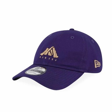 【NEW ERA】940UNST NE MOUNTAIN LOGO NEW ERA 紫 休閒帽 男女款 棒球帽-NE14148095