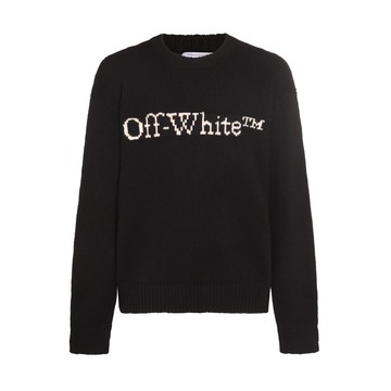 Off-white - Black And White Wool Jumper