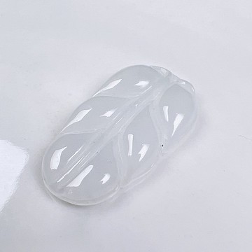 【一葉致富】冰種翡翠葉子 | 裸石 | 天然緬甸A貨翡翠 | 送禮