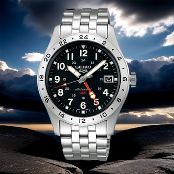 SEIKO 精工 5 Sports Field 系列 GMT機械錶 1212購物節 送禮推薦-39.4mm (SSK023K1/4R34-00C0D)_SK045