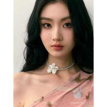 ♡ 𝑪𝒉𝒊𝒄 𝒖 ♡VERB原創設計貝殻花朵珍珠多層鏈條項鏈choker小衆設計高級感氣質