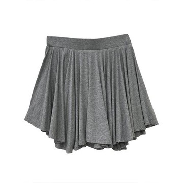 2025春夏新款芭蕾風百褶高腰a字短裙顯瘦純色垂感防走光裙女470G