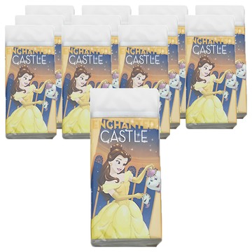 BEAUTY AND THE BEAST 美女與野獸 迪士尼公主系列 製圖橡擦  貝兒  1組