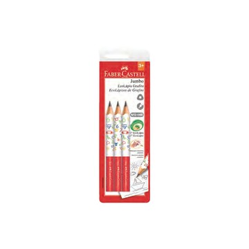 Faber-Castell 輝柏 3/4學齡大三角鉛筆-3支入 24入/件 1205J3【APP滿額下單10%點數(單一帳號最高5000點)】1/31止