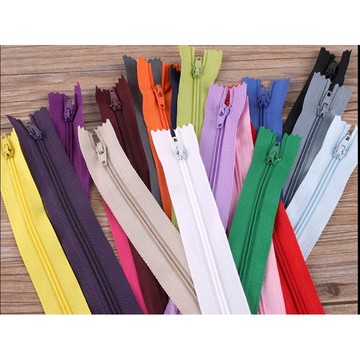 褲子外套20cm閉尾彩色尼龍彩虹七色拉鏈DIY拉鏈配件