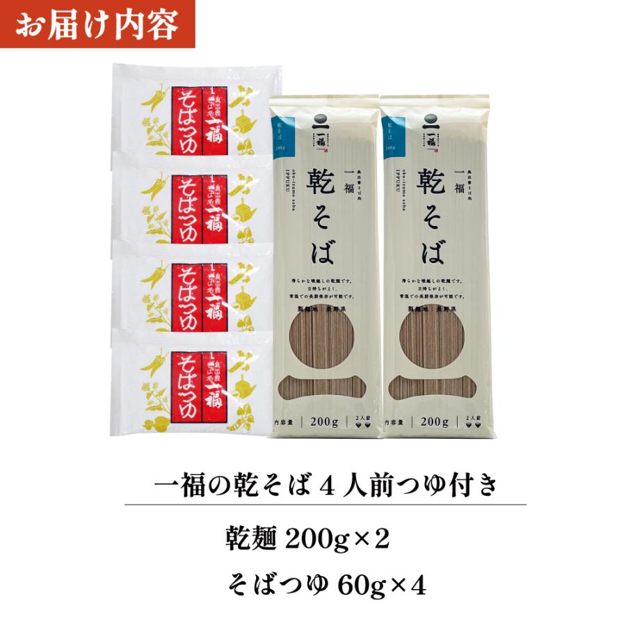 そば 乾麺 蕎麦 送料無料 2本(4人前) つゆ付 家庭用 乾そば 乾麺 常備食 保存食 非常食 メール便