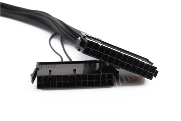 現貨 24pin 全銅 電源同步啟動線 雙電源啟動線 同步啟動線 雙電源 雙電源線 大功率電源 雙電源啟動 電源同步｜領券最高折$220