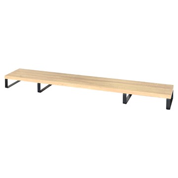 HOPMA 合馬家具 104公分超長版金屬底座螢幕增高架  淺橡木