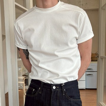 正韓健身肌肉款線條剪裁彈力短袖上衣 5色 YUPPIE 預購商品 0317