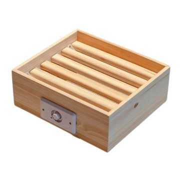 智能生活家電 【壹居】暖腳器 家用實木取暖器 烤火爐 烤火箱 冬季取暖神器 110v暖腳器 無漆實木款28x30cm