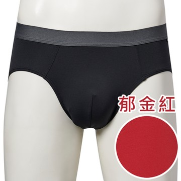 【SOLIS】森林王子系列M-XXL素面貼身三角男褲(郁金紅)