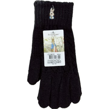 比得兔菱格鏤花刺繡成人觸控手套(款式隨機出貨)