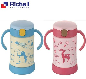 Richell 利其爾不鏽鋼吸管保溫杯300ML (多款可挑) 745元(5折售完為止)