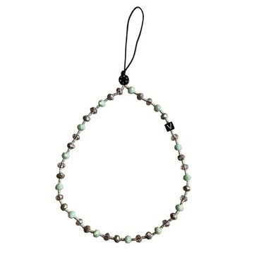 VIKIKO 茉莉色水晶同款手機鏈短款串珠手腕掛繩掛飾掛繩ins歐美風