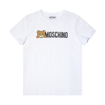 Moschino - White Cotton Teddy Bear Print T-shirt