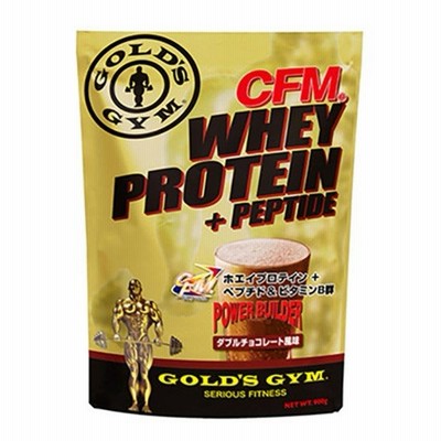 【申込期間は3月31日まで】ゴールドジム サプリメント GGP CFMホエイプロテイン900gダブルチョコ F3500 20SS