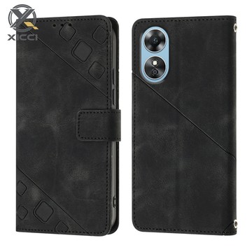 XICCI皮革翻蓋適用於OPPO A60 A18 A38 A17 A36 A76 A54 A74 A57 A74 A96