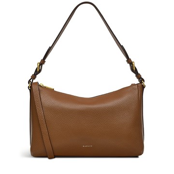 Radley London Womens Leather Dukes Place Medium Ziptop Shoulder - Brown Medium