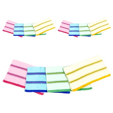 OK-PO-LO 好馬牌 細軌道吸水毛巾 台灣製 混和顏色  12條