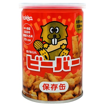 hokka 北陸製菓 海獺米果保存罐  60g  1個