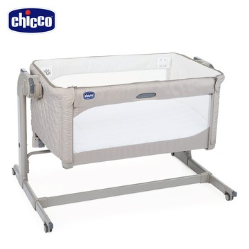 義大利 chicco - Next 2 Me Magic多功能親密安撫嬰兒床邊床(鎖扣版)-菱格米