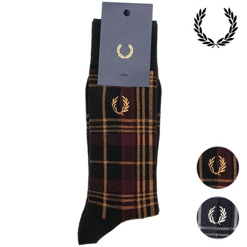 フレッドペリー FRED PERRY メンズ 靴下 タータンチェック クルーソックス C4135 FW22Q4 REDACTED TARTAN  SOCK ギフト 贈り物 | LINEブランドカタログ