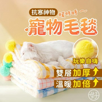 （ins風暖暖款）寵物毛毯 寵物睡墊 寵物墊 貓咪毛毯 保暖毛毯 寵物毯 寵物毯子 ins風 法蘭絨毛毯 高雄門市