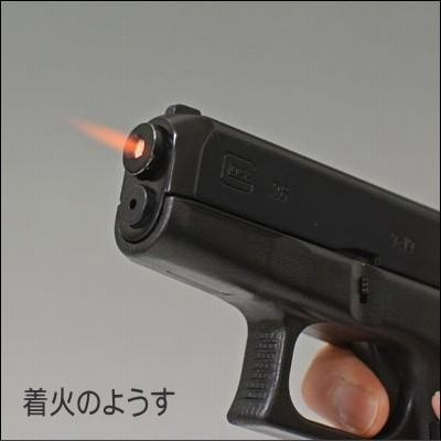 ピストル型ライター GLOCK グロック G26型 全3色 アドミラル ガス注入