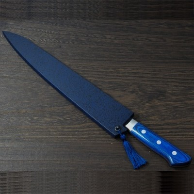 剛【左用】シリーズ　スライサー(筋引き)245mm　木製鞘付き H55-16