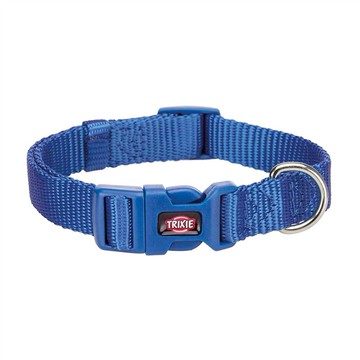 Trixie 寵物用品 高品質尼龍項圈-寶石藍 S-M: 30-45 cm/15 mm (TX201502)