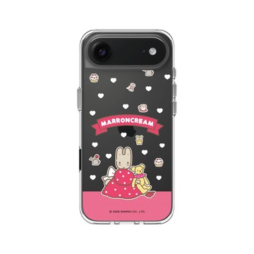 iPhone Air Clear Case（相機按鈕） 透明 - 三麗鷗-兔媽媽 Marron Cream - 兔媽媽與小熊