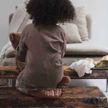 Stuckies 防滑襪 Cinnamon - 3~ 4 Y /無止滑