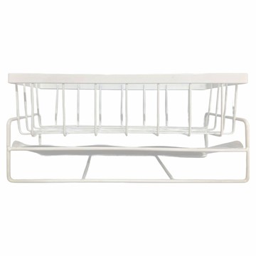 Mega 廚房碳鋼多功能瀝水置物架 23 x 10 x 9cm  白色  1個