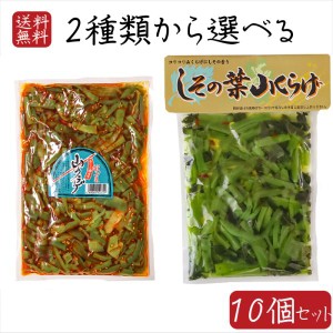 山くらげ2種類から選べる10個セット しその葉山くらげ220g 山クラゲラー油 220g 献上菜 食べるラー油 惣菜 ご飯のお供 漬物