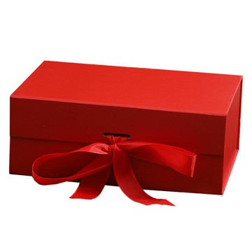 Joinmade 緞帶禮品盒 5號 紅色  1個