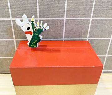 【震撼精品百貨】Gaspard et Lisa 麗莎和卡斯柏 造型木製收納盒-紅#70011 震撼日式精品百貨