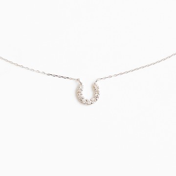 【18K金天然真鑽】A'jane 18K白金 曦光之約鑽石項鍊 A032503-003