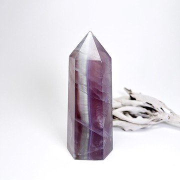 直條。螢石柱 一圖一物 擺件 療癒 有冰紋 l 螢石柱 福利品 l